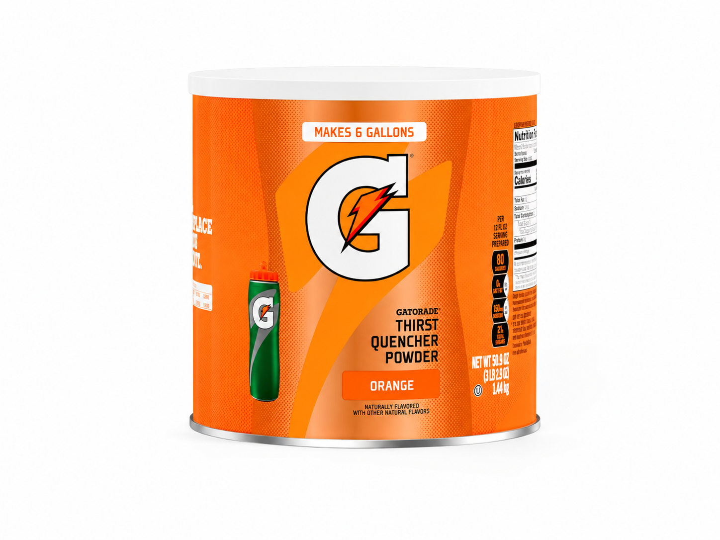 Gatorade Thirst Quencher Powder, Orange (1.44 kg, makes ~23 L)