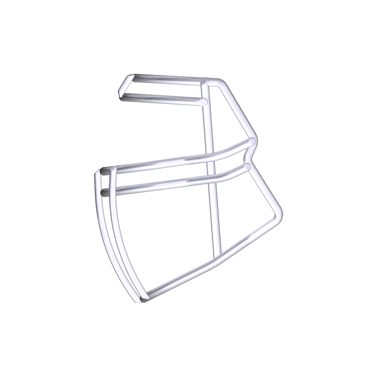 Riddell Speed Icon Helmet S-Bar HS4 facemask for linebackers and linemen, solid color wire design