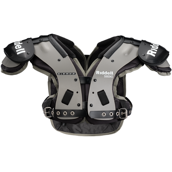 Riddell ショルダーパッド グレー/ブラック リデル アメフト用ショルダーパッド｜アメフト用品専門店 QB CLUB