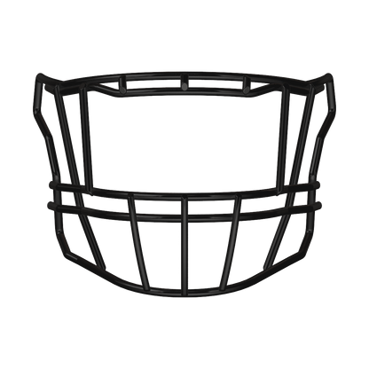 Riddell SF-2EG-II-HD black football faceguard compatible with SpeedFlex helmets for multiple positions