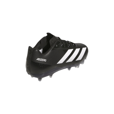 Adidas Adizero Electric 2 Youth cleat rear angled view showing Adizero heel branding