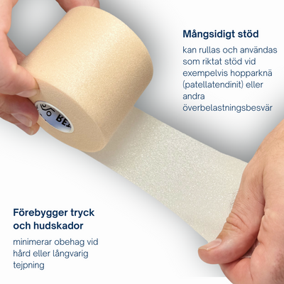 Förlindning/Return to Play 7 cm x 27 m (Beige)