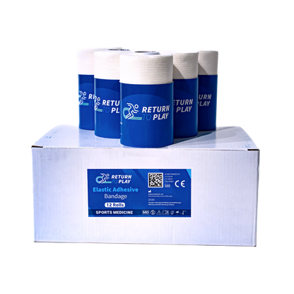 Return to Play Elastisk Självhäftande Tejp EAB 12-pack 10 cm x 4,5 m