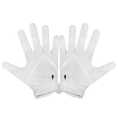 White Reyrr ZERO performance gloves with advanced silicone grip and breathable nylon back designed for athletes.