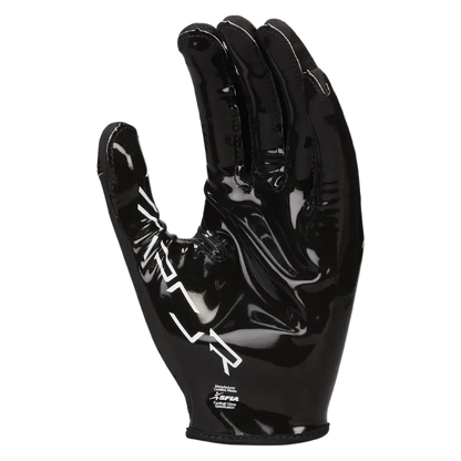 Nike Vapor Jet 8.0 football glove with tacky Magnigrip+ palm for improved grip and breathable back material with finger perforations.
