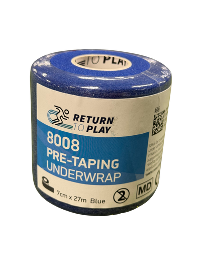 Return to Play Underwrap/Förlindning 7 cm x 27 m (Blå)