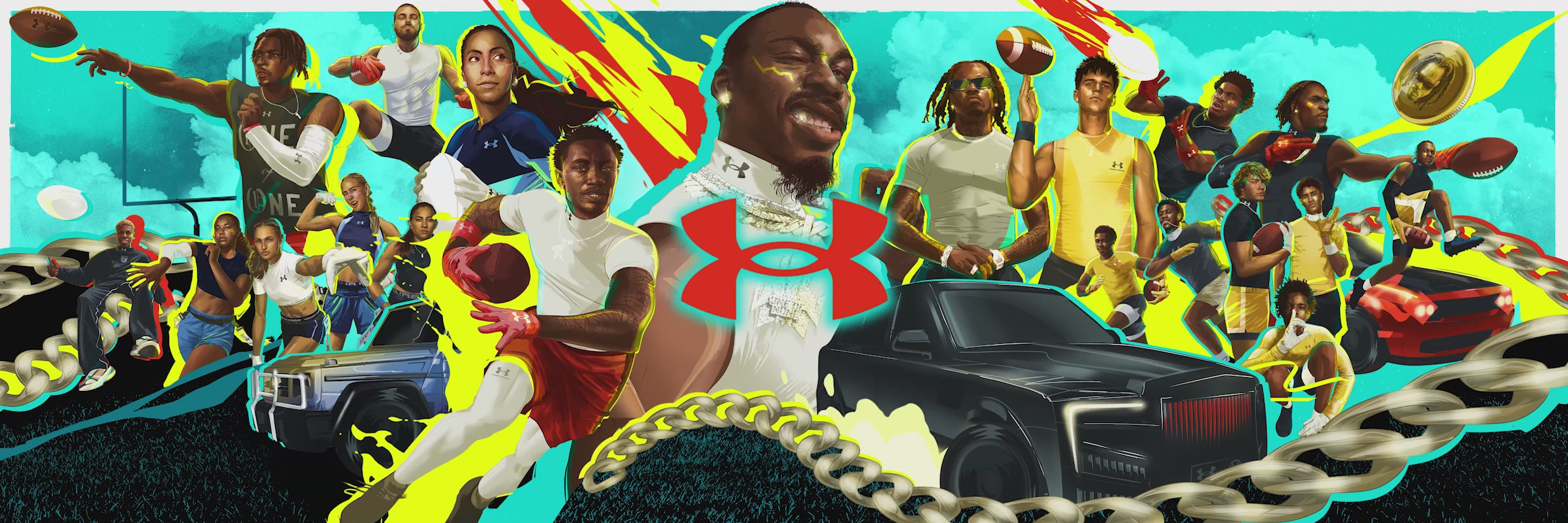 Ladda video: Check out the latest gear from Under Armour.