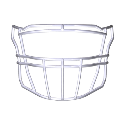 Riddell SF-2BDC white football facemask compatible with SpeedFlex platform for linebackers and linemen, sold without hardware kit.