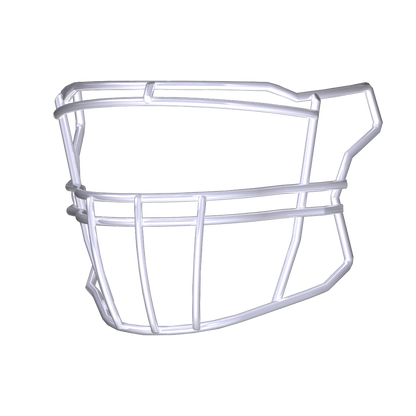 Riddell SF-2BDC football facemask compatible with SpeedFlex platform for linebackers and linemen, solid color design without hardware set