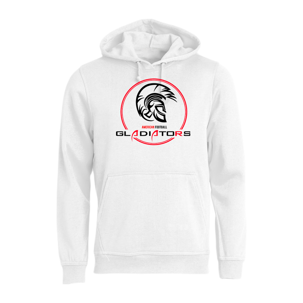 Gladiators White Hoodie Logo – Reyrr Athletics